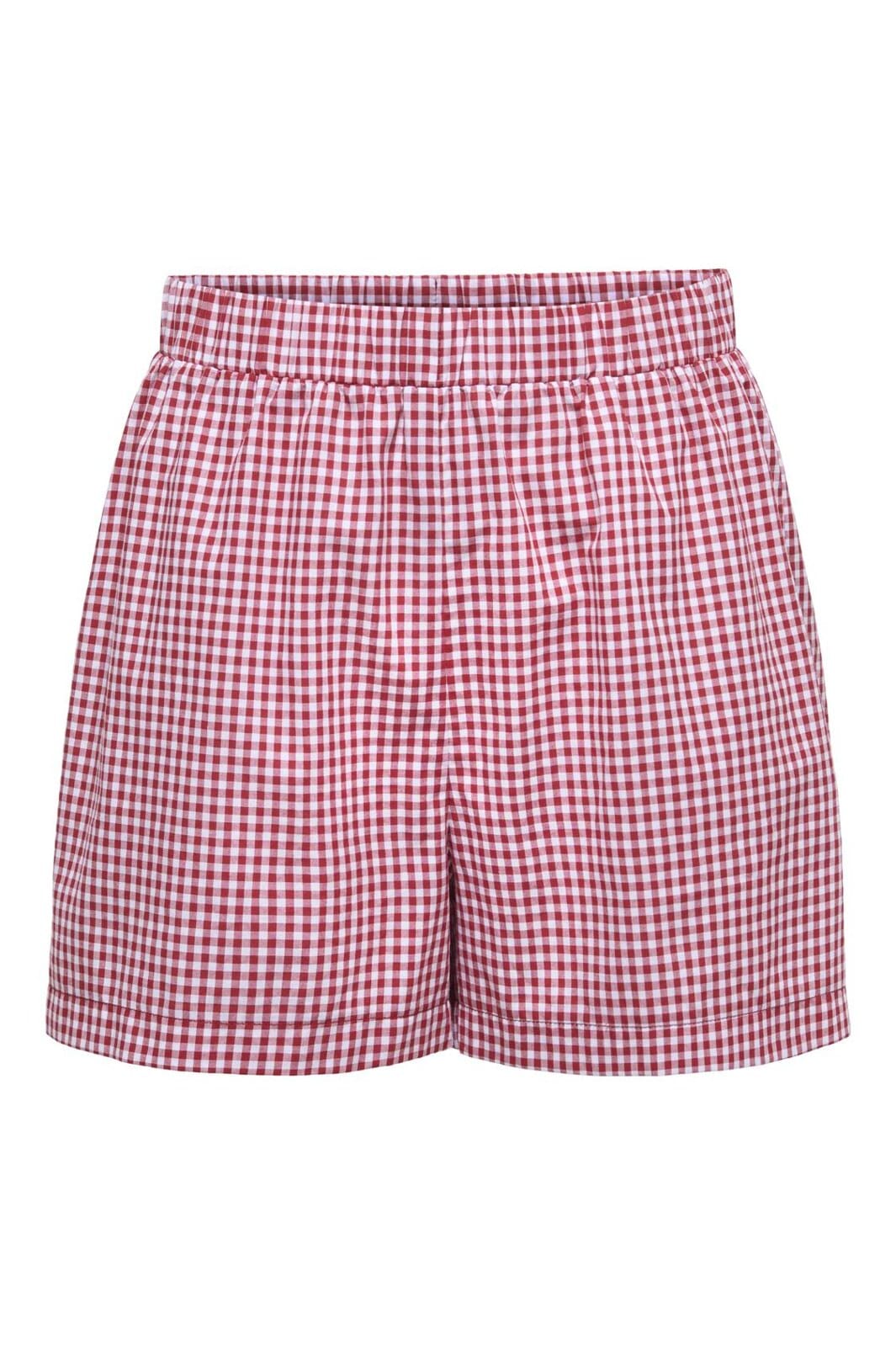 Only - Onlmaye Check Shorts - 4955609 Salsa White