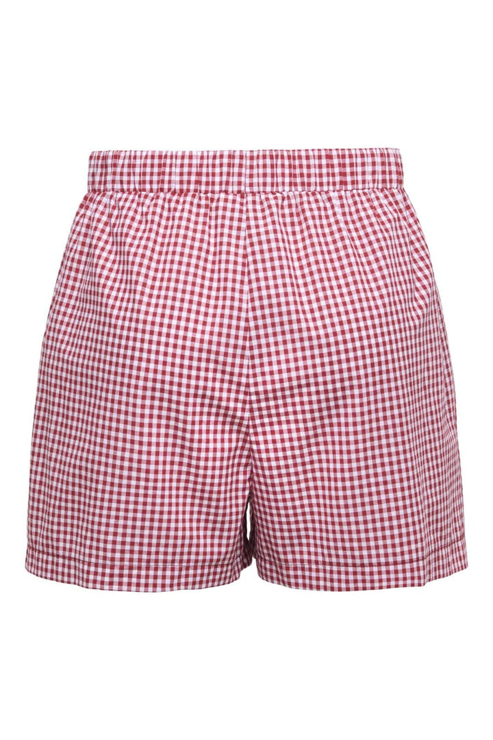 Only - Onlmaye Check Shorts - 4955609 Salsa White