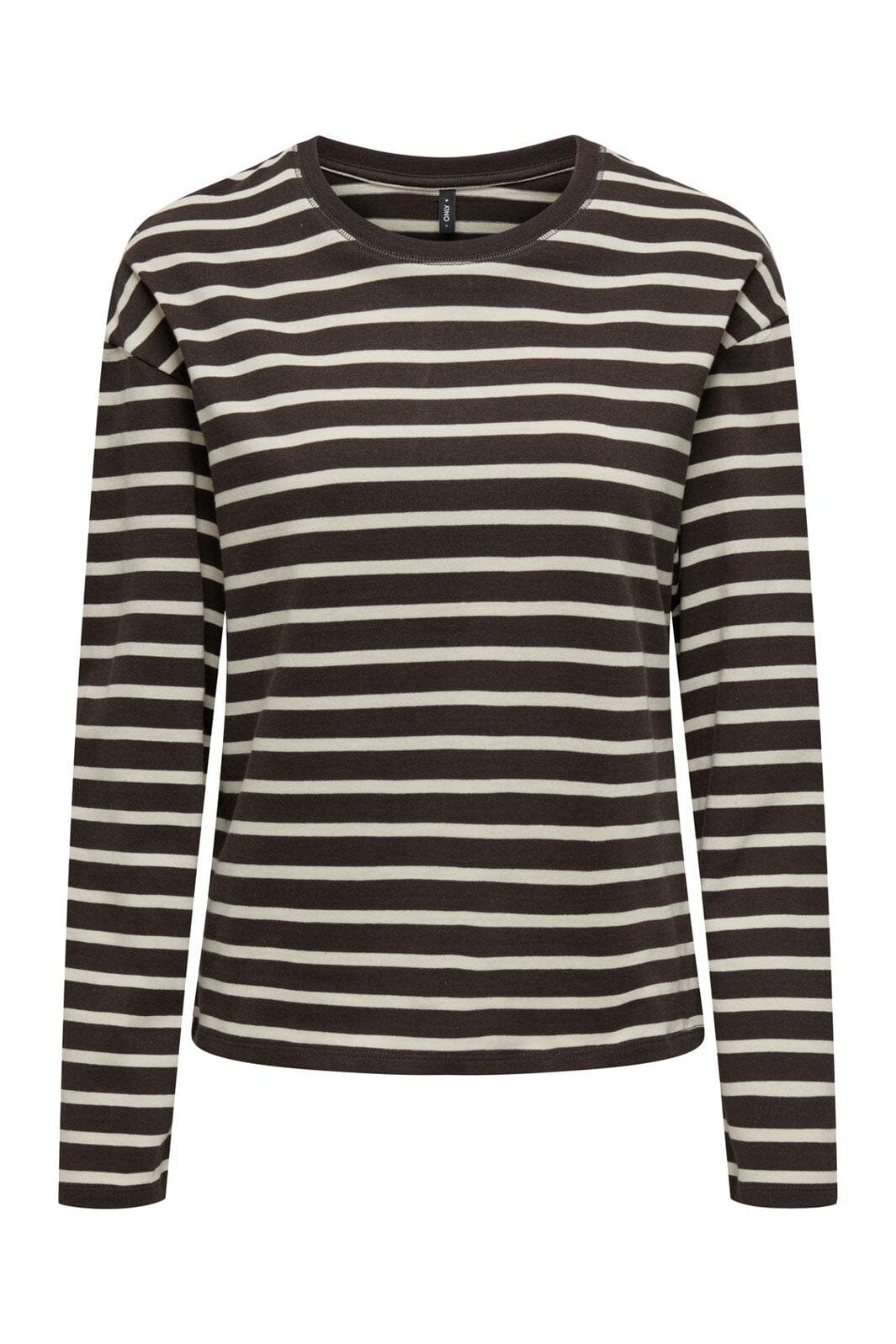 Only - Onlnew Soph Life L/S O-Neck Top Box - 4636143 Black Coffee Birch