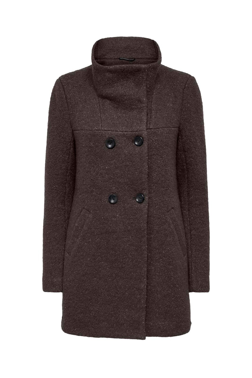 Only - Onlnewsophia Wool Coat Cc - 4997624 Chocolate Torte Melange