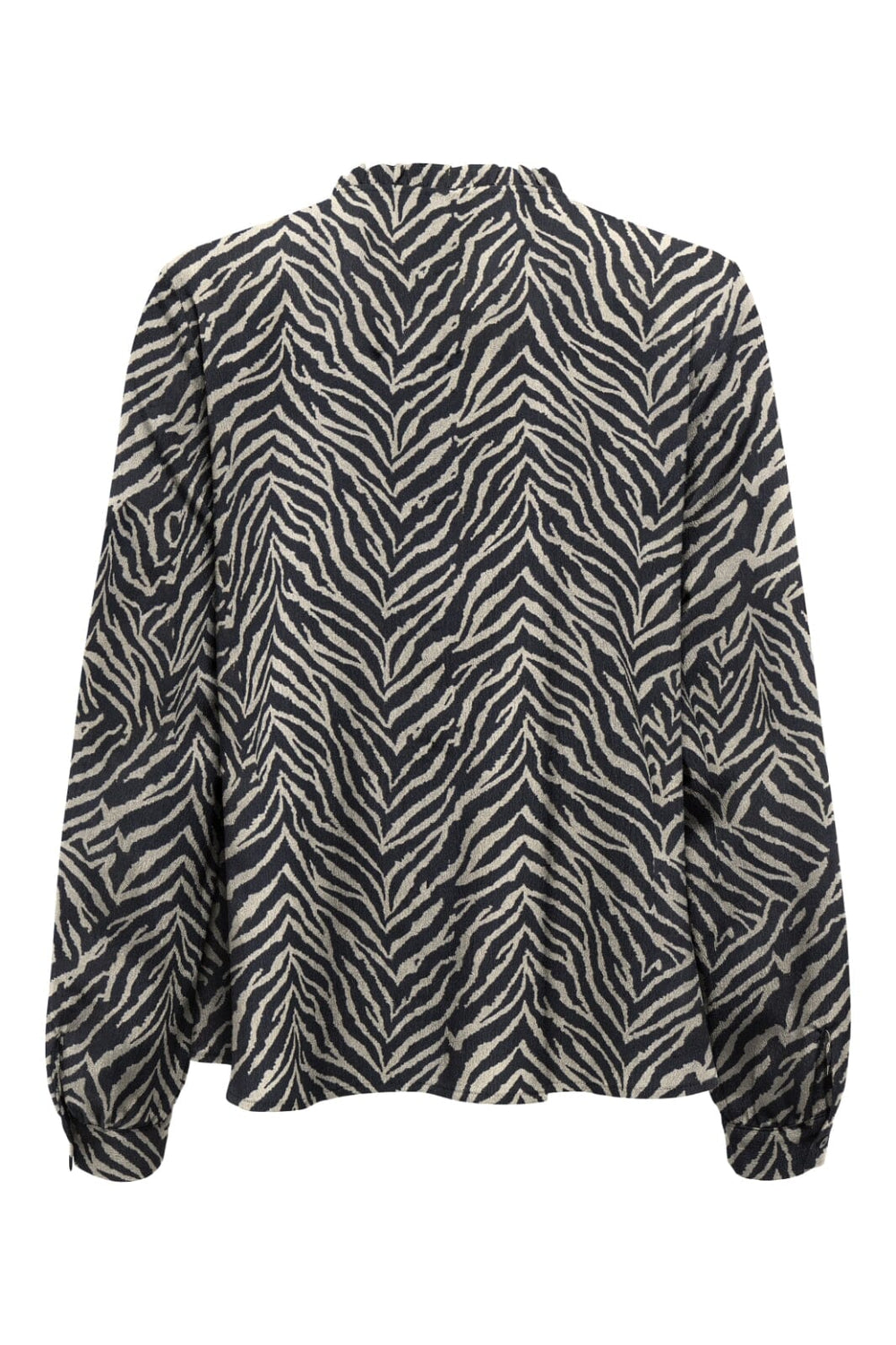 Only - Onlnova Life Vis L/S Monica Top - 4871791 Black 707 The It Zebra Toppe