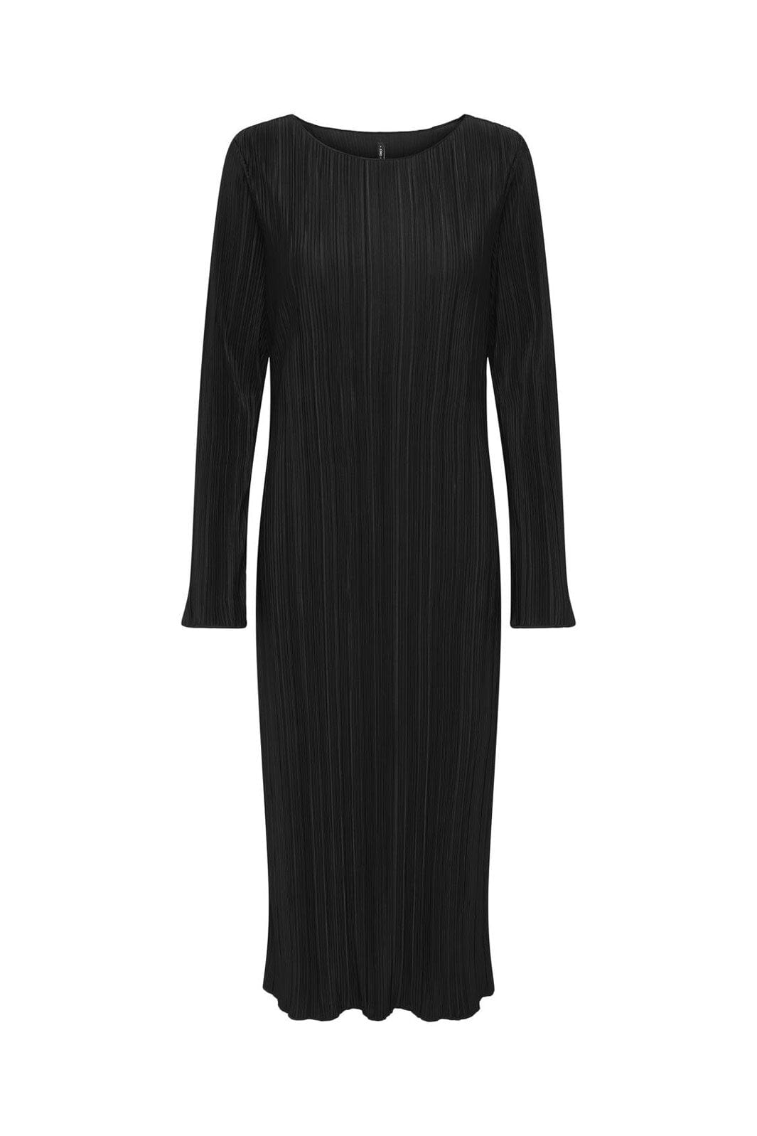 Only - Onlpery L/S Long Dress Boat Neck - 4948146 Black
