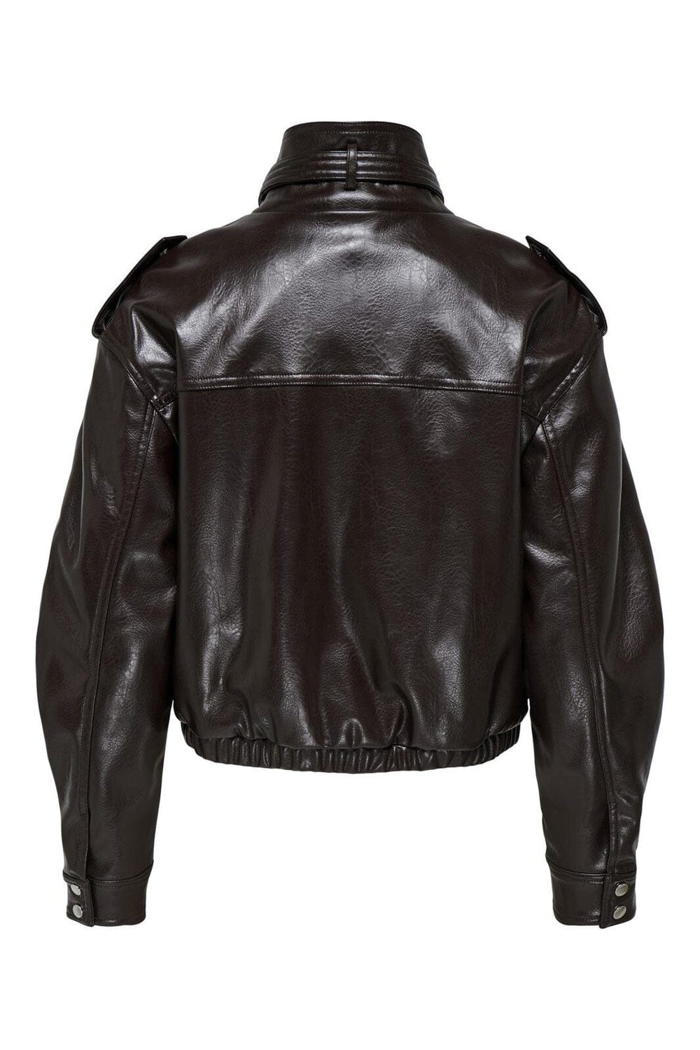 Only - Onlsana Faux Leather Jacket - 4933032 Black Coffee