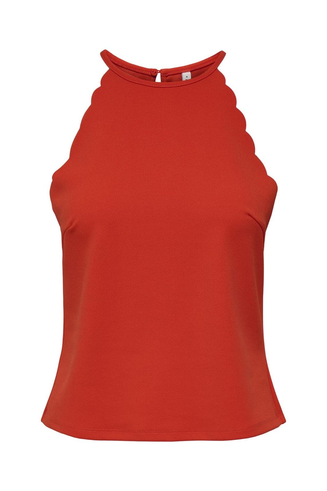 Only - Onlsilja S/L Short Top Box - 4774554 Cherry Tomato