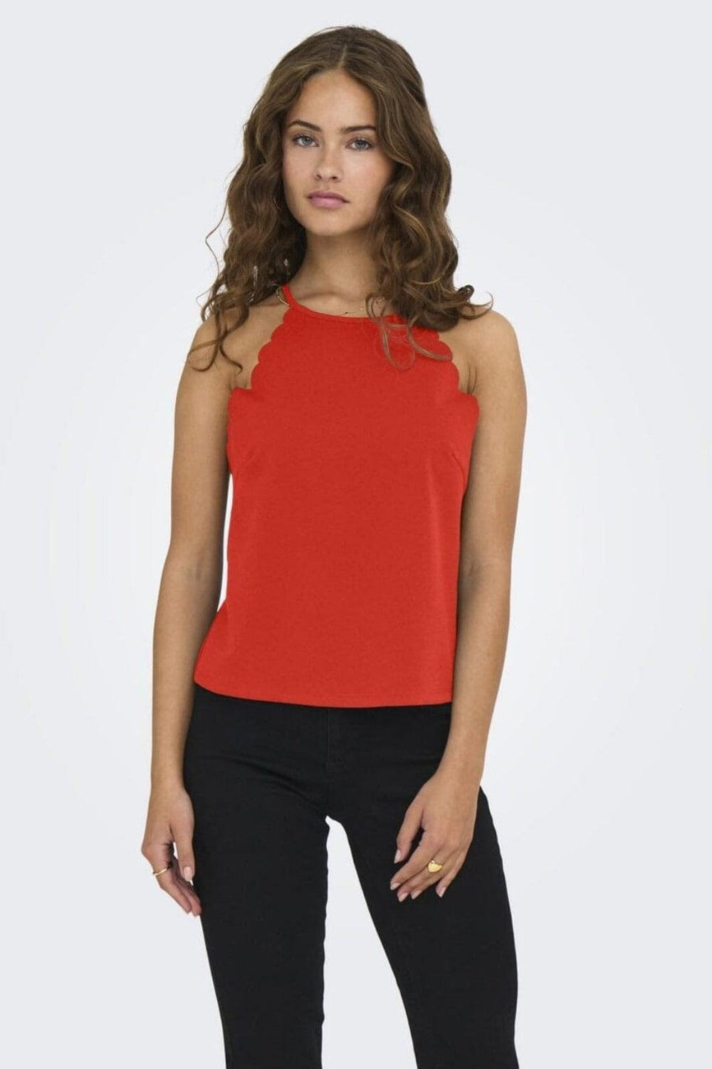 Only - Onlsilja S/L Short Top Box - 4774554 Cherry Tomato