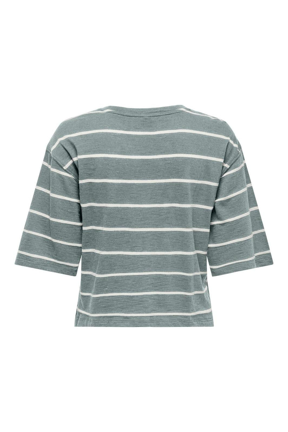 Only - Onlsummer S/S Boxy Top - 4793516 Abyss Cloud Dancer