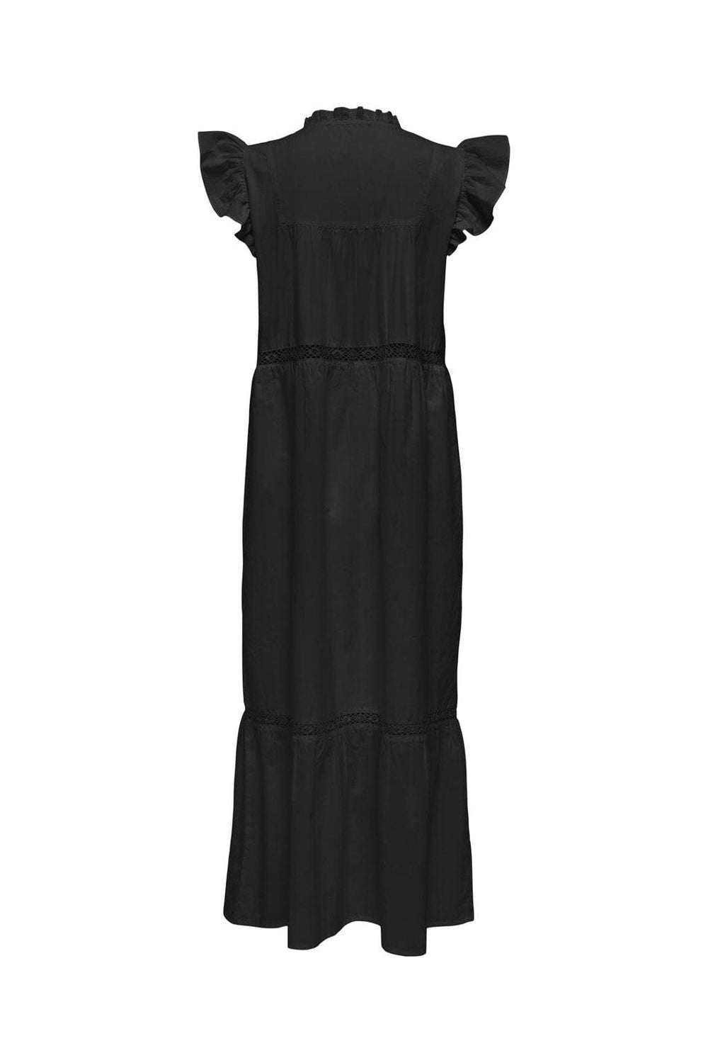 Only - Onlsunny Capsl Frill Dress - 4865277 Black
