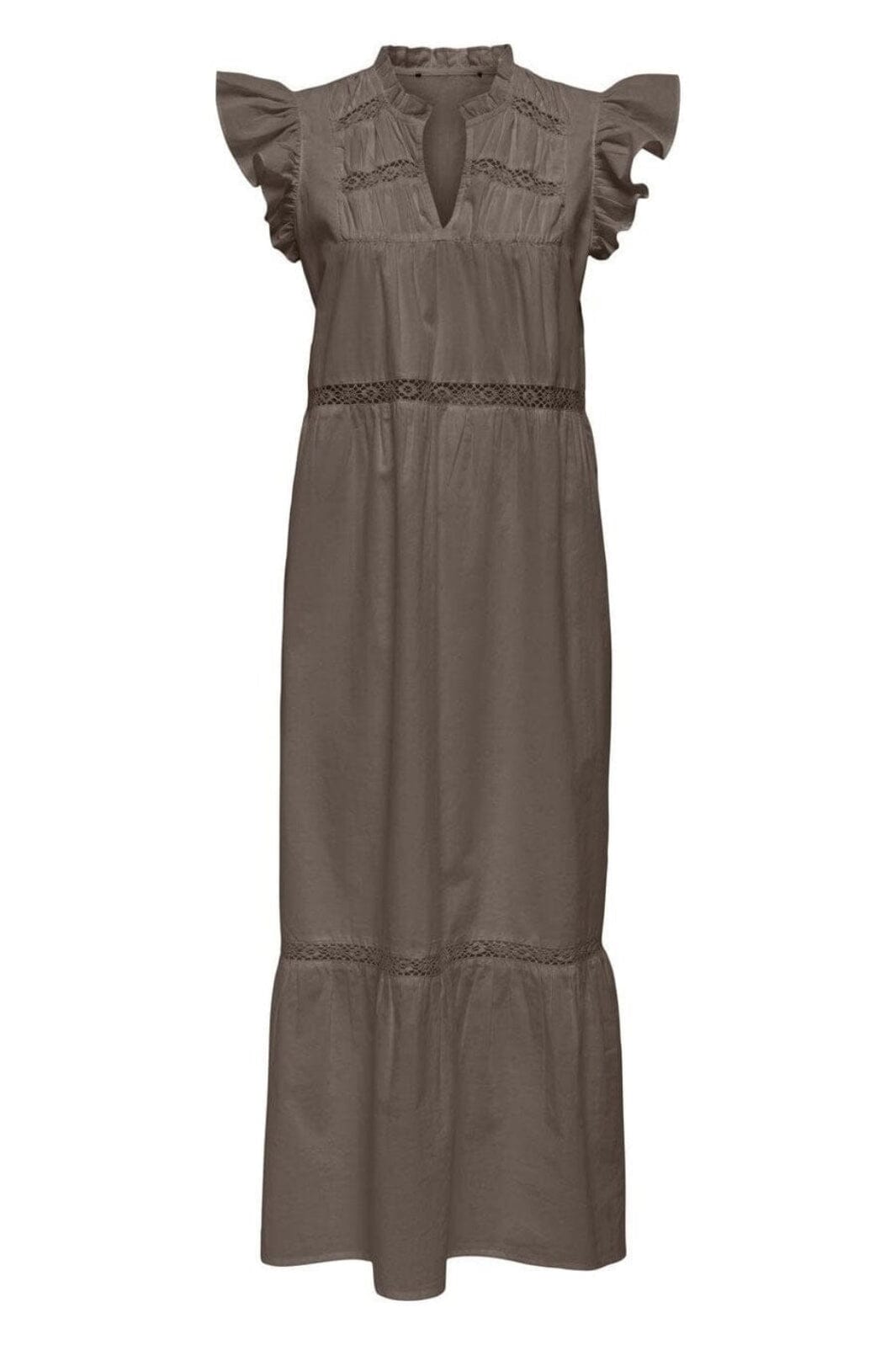Only - Onlsunny Capsl Frill Dress - 4886734 Morel
