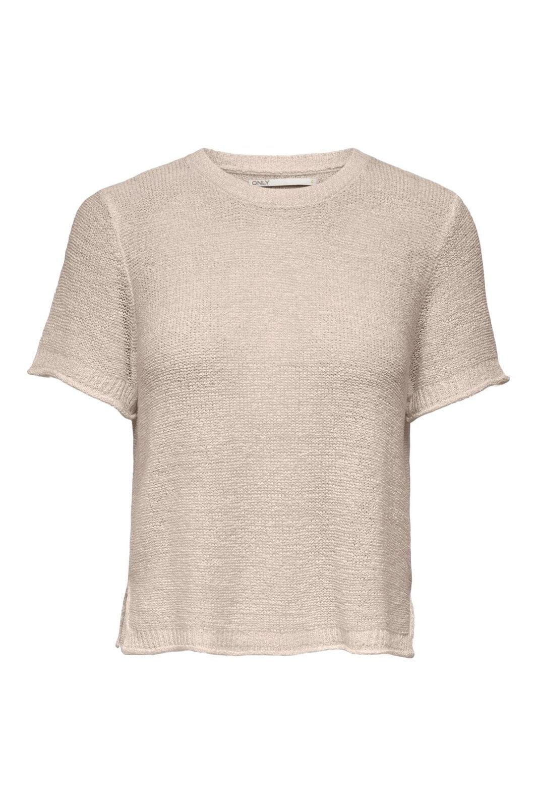 Only - Onlsunny S/S Pullover Knt - 4270899 Pumice Stone