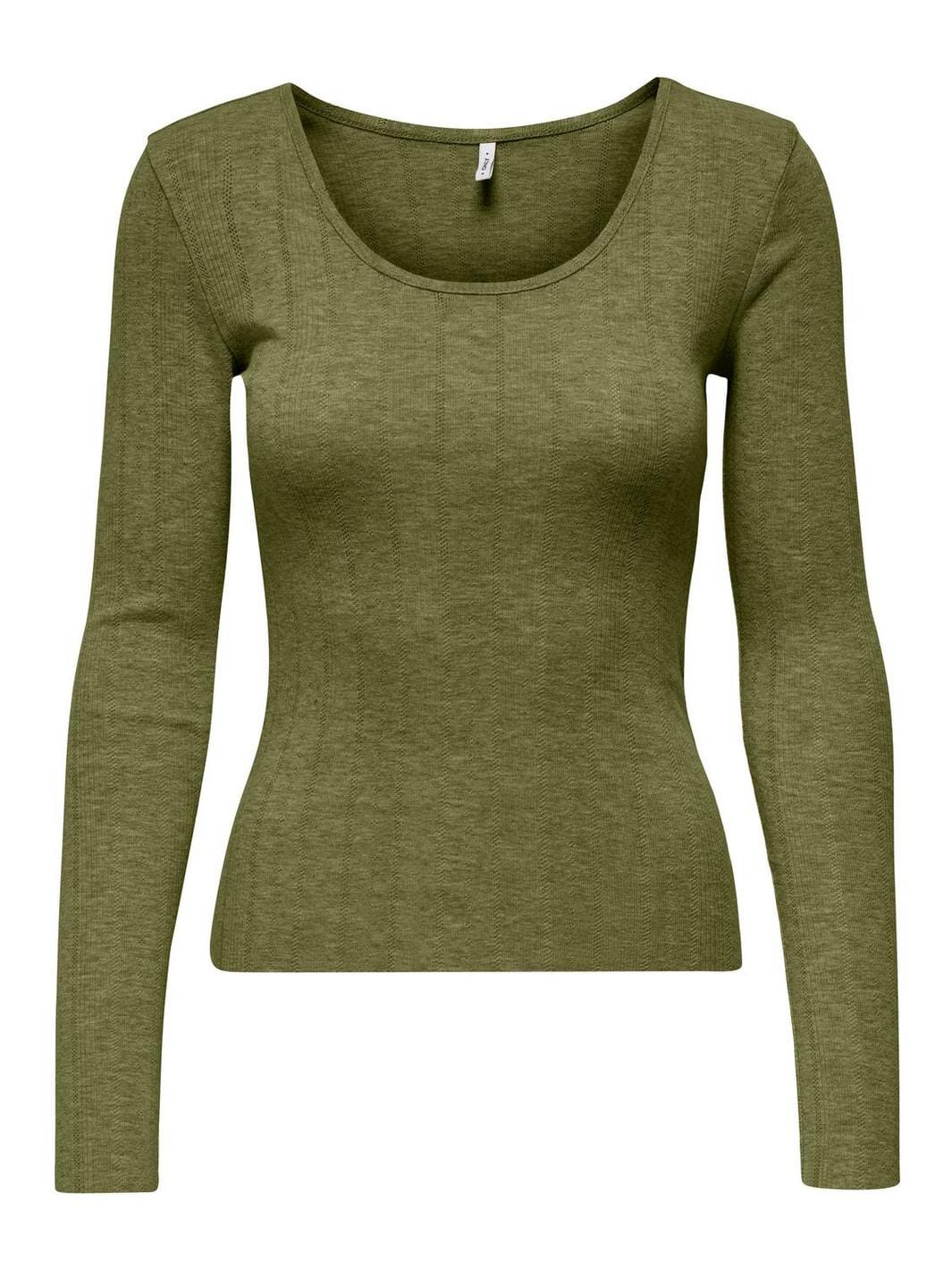 Only - Onltenna L/S Top - 4963257 Peat Moss
