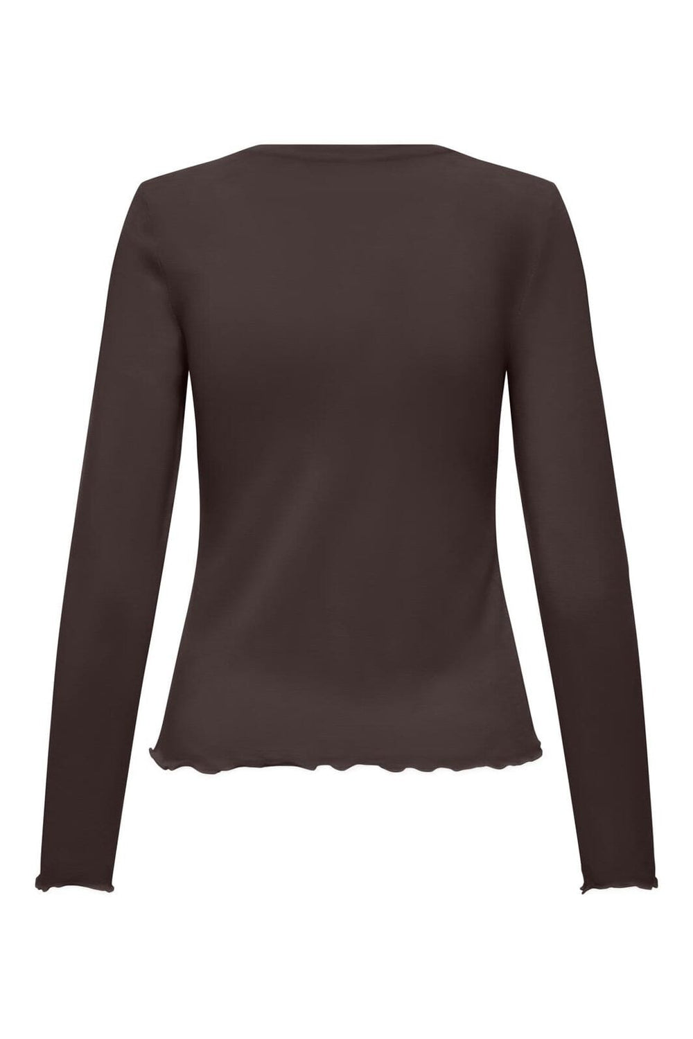 Only - Onlvirro O Neck L/S Top Box - 4959855 Seal Brown