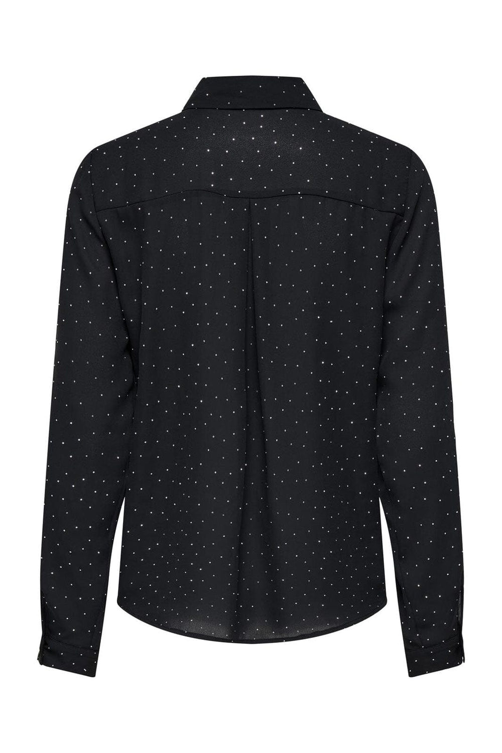 Only - Onlzeke L/S Stud Shirt - 4850703 Black Allover Studs