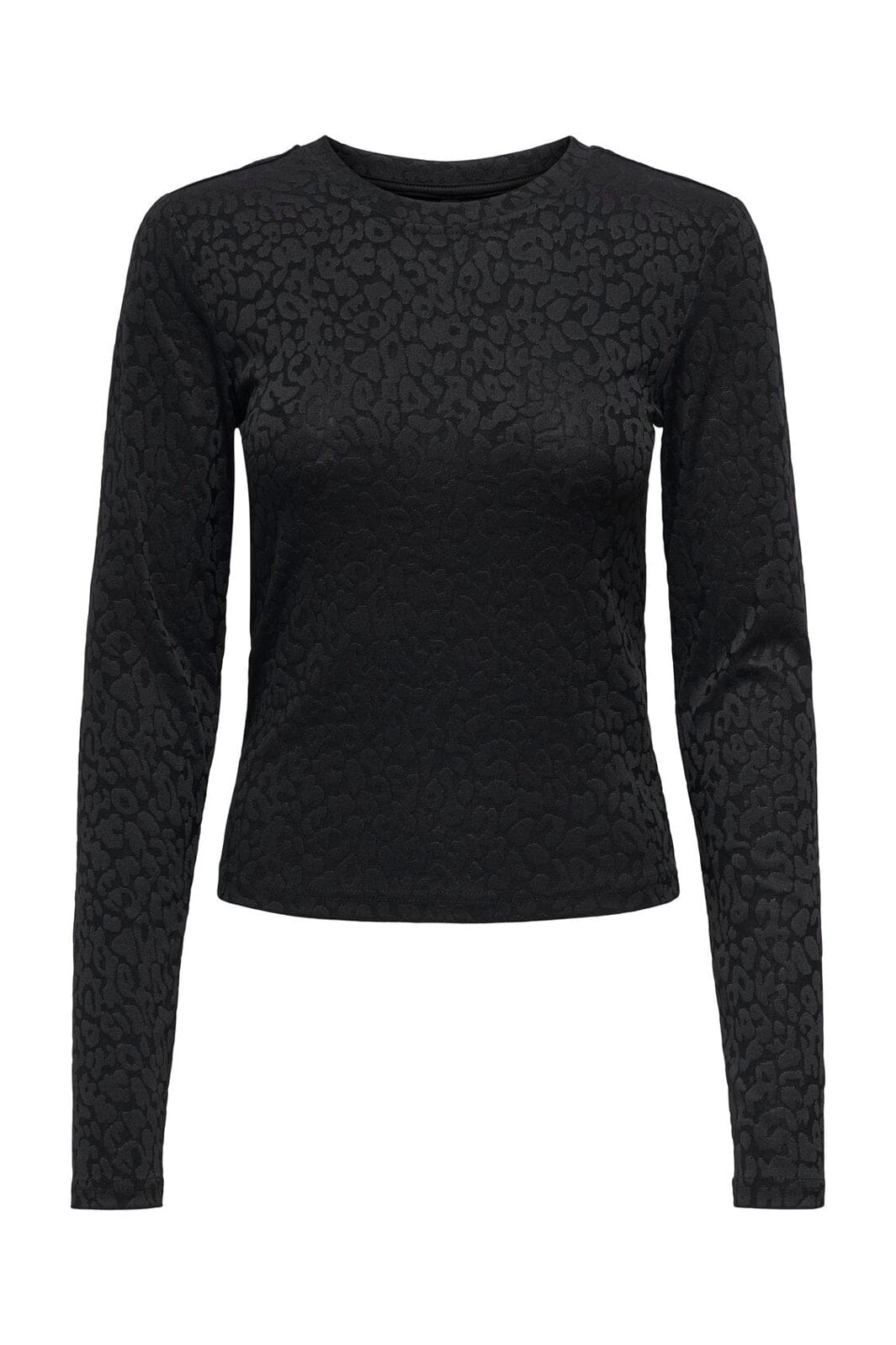 Only - Onlzele L/S Roundneck Top - 4916071 Black Joh Leo