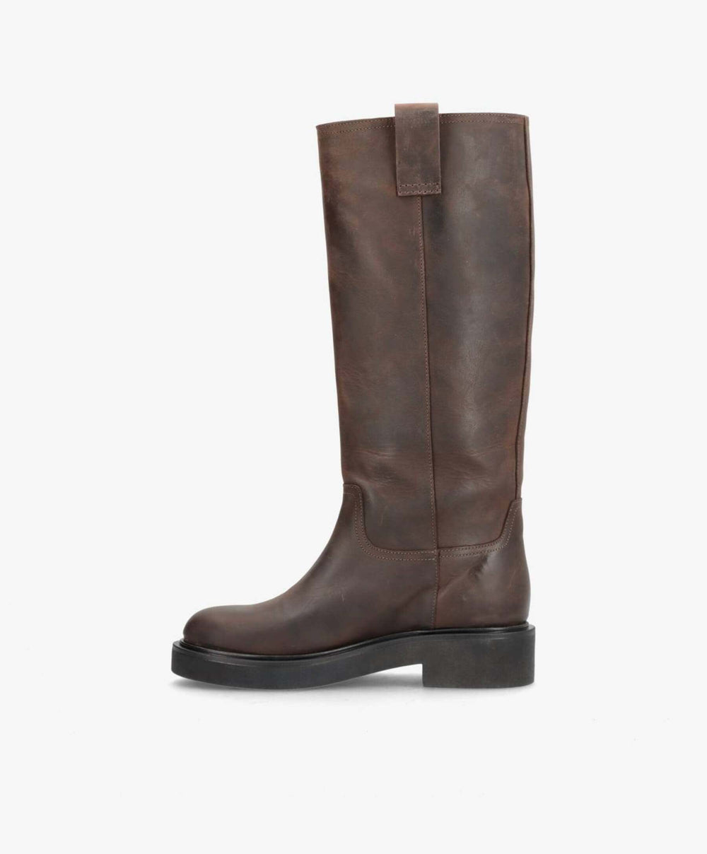 Phenumb Copenhagen - Madison Long Leather PB-510046 - Brown Støvler