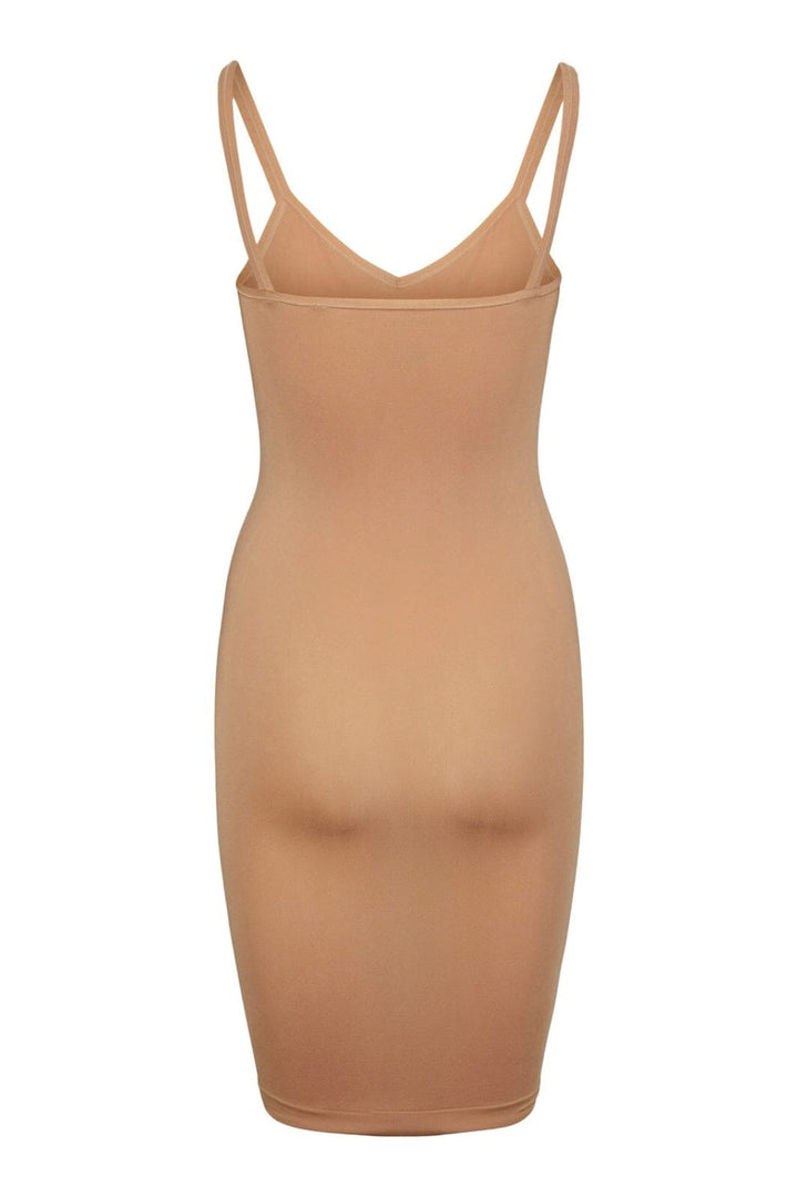 Pieces - Ballroom Long Singlet - Nature Kjoler