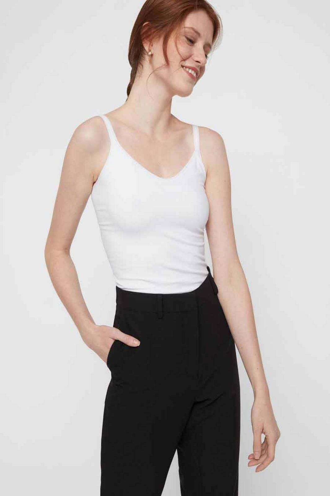 PIECES - Boss Ankel Pants - Black Bukser