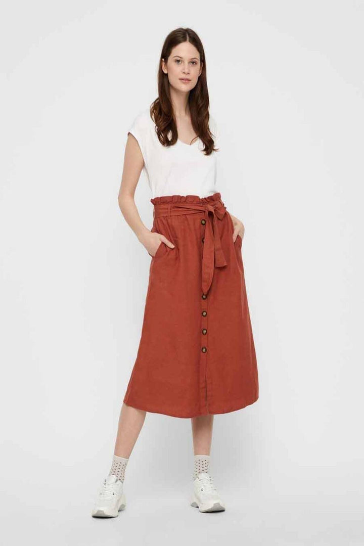 PIECES - Kamala Tee - Bright White Toppe