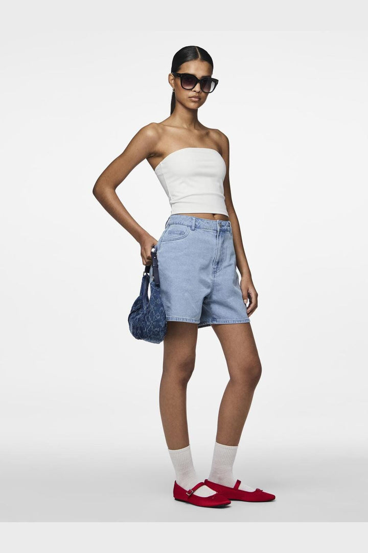 Pieces - Pcabbi Shorts - 4612794 Light Blue Denim