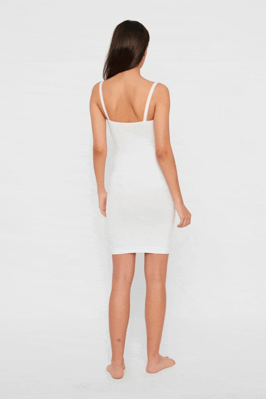 Pieces - Pcballroom Long Singlet - White Toppe