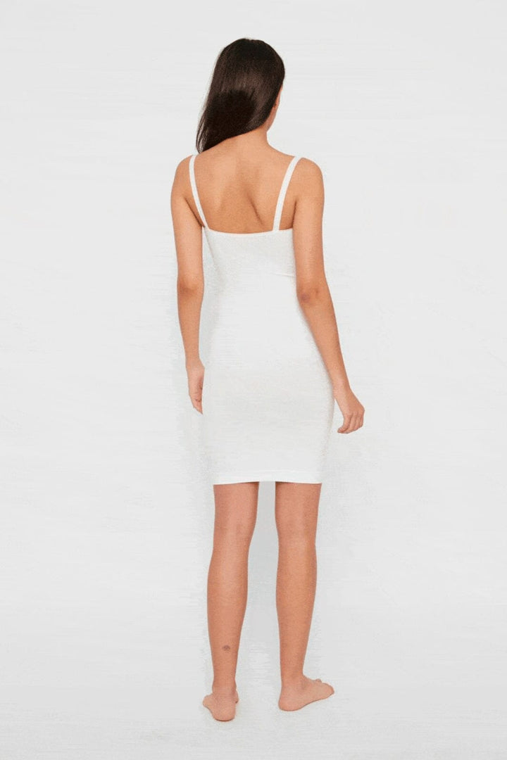 Pieces - Pcballroom Long Singlet - White Toppe