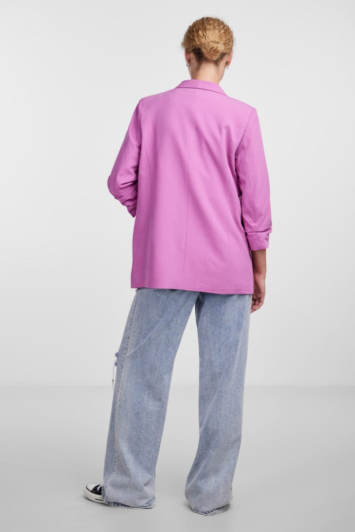 Pieces - Pcboss 3/4 Blazer - 4251275 Radiant Orchid Blazere