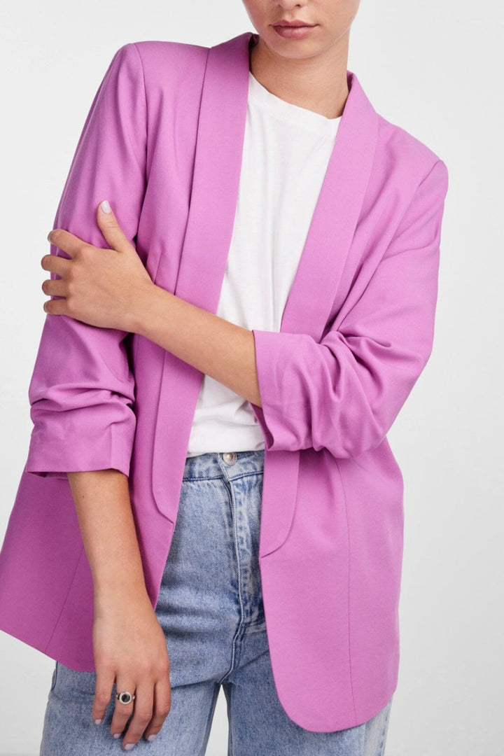 Pieces - Pcboss 3/4 Blazer - 4251275 Radiant Orchid Blazere