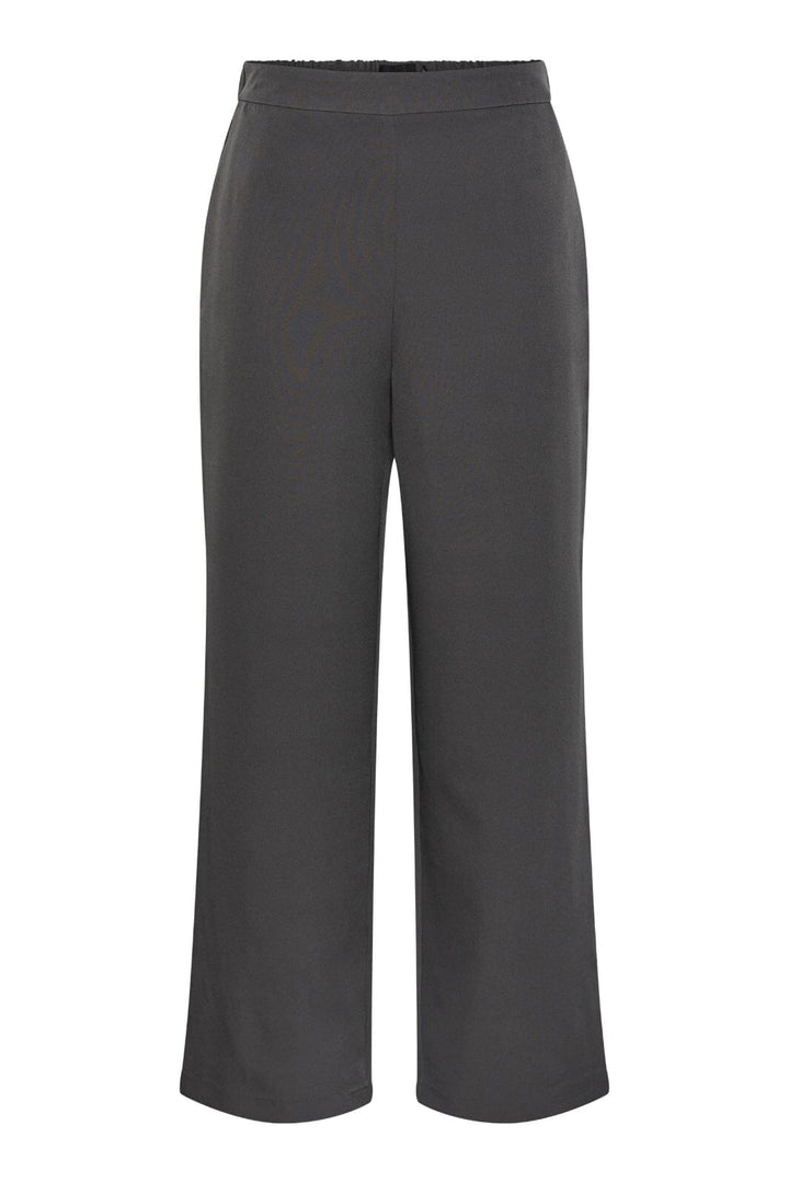 Pieces - Pcbossy Wide Plain Pant - 4266208 Magnet Bukser