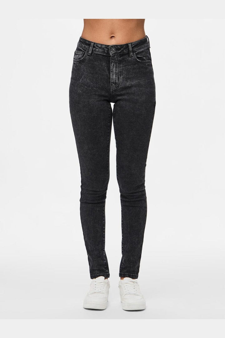 Pieces - Pcdana Skinny Jeans Dg202 - 4591480 Dark Grey Denim