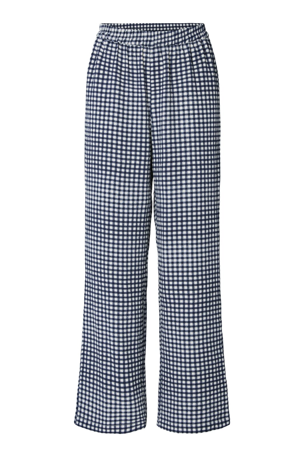 Pieces - Pcdullie Wide Pants Fsy - 4839787 Maritime Blue White Bukser