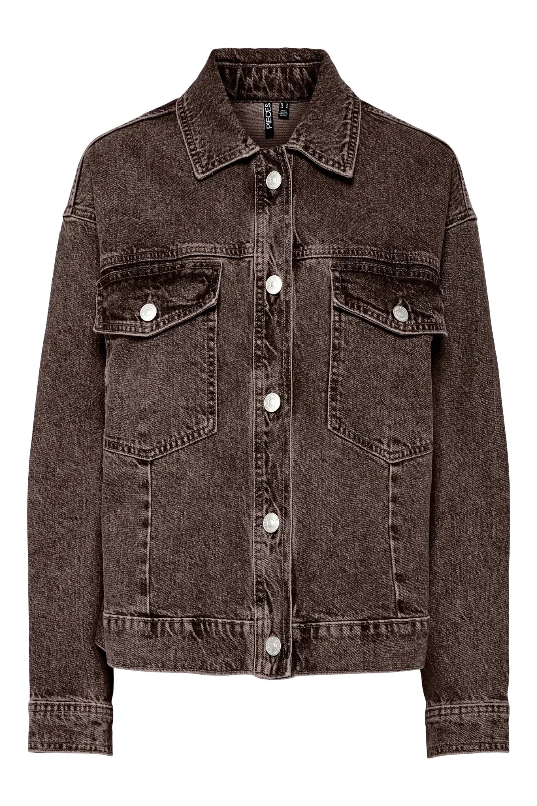 Pieces - Pcelma Denim Jacket - 4957420 Hot Fudge Jakker