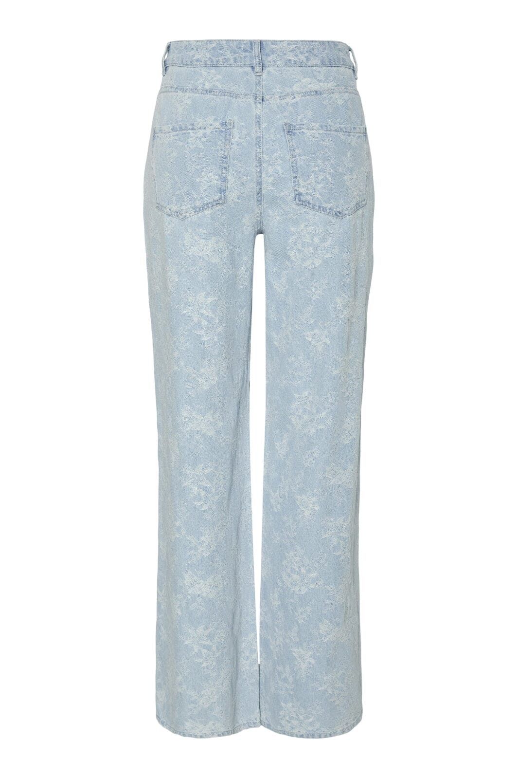 Pieces - Pcfeline Wide Denim Jeans - 4777281 Light Blue Denim