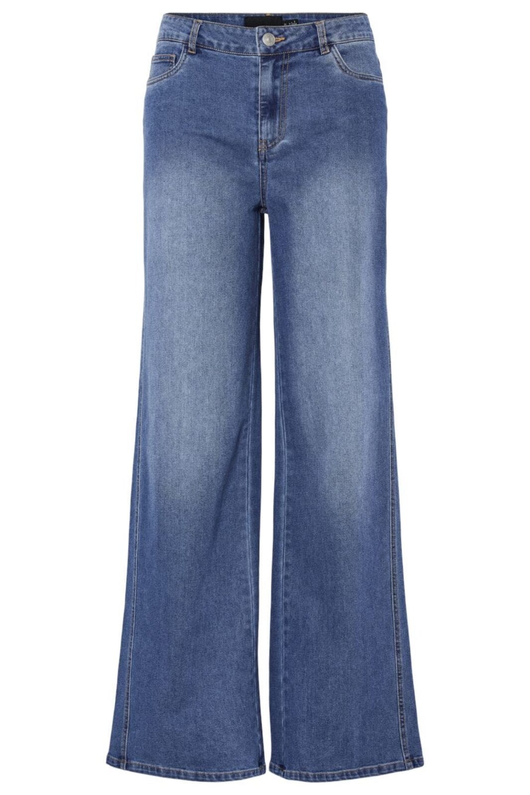 Pieces - Pcfemma Wide Denim Jeans Fsy - 4745779 Medium Blue Denim Jeans