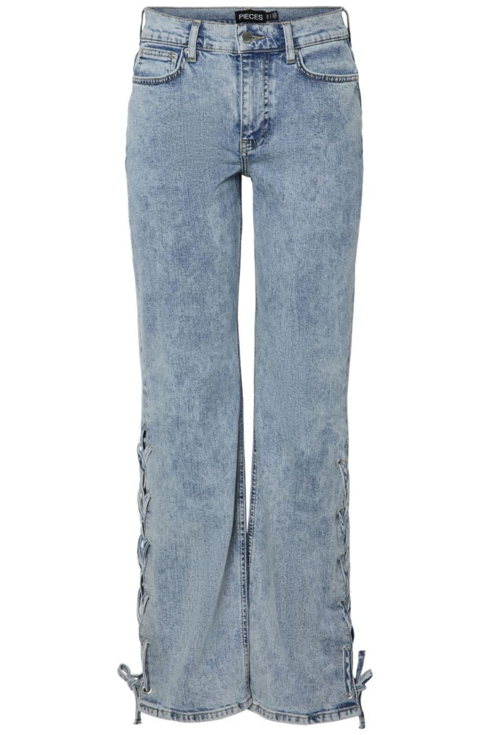 Pieces - Pcfenda Straight Denim Jeans Fsy - 4746907 Light Blue Denim Jeans