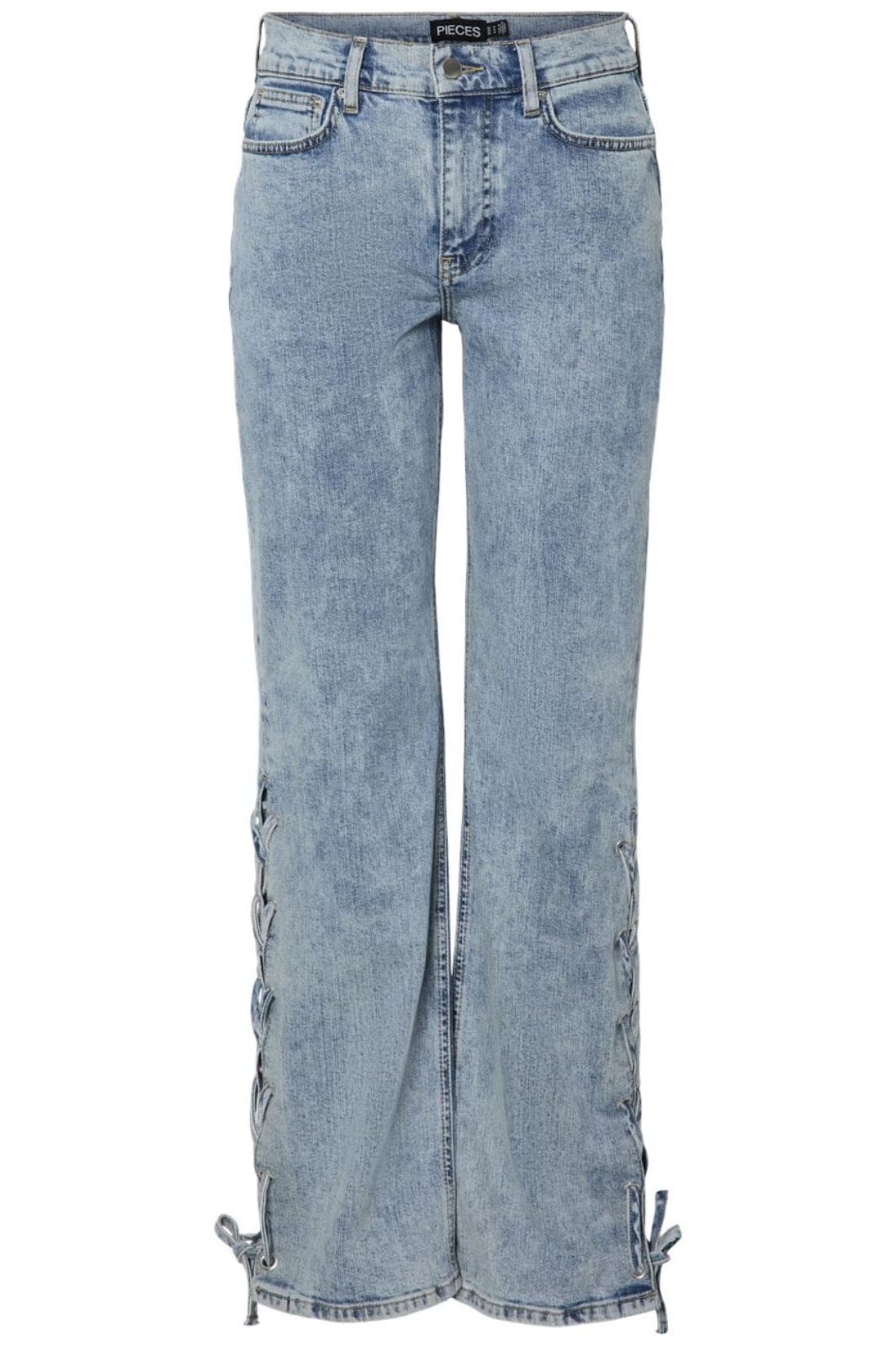 Pieces - Pcfenda Straight Denim Jeans Fsy - 4746907 Light Blue Denim Jeans