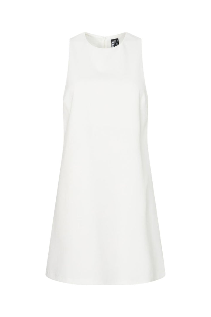 Pieces - Pcjosella Sl O-Neck Short Dress - 4866904 Bright White