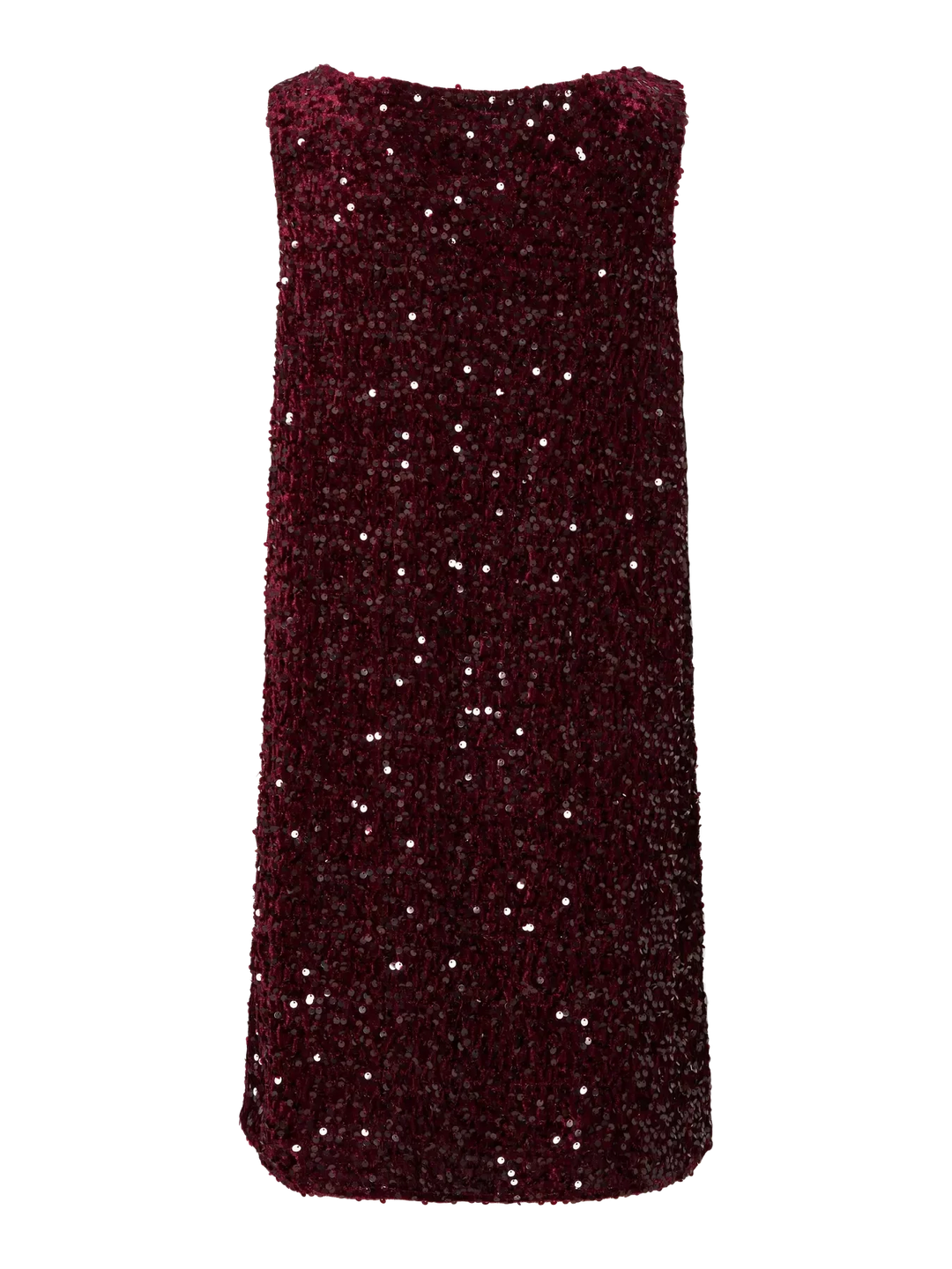 Pieces - Pckam Sl Tank Rev. Mini Dress - 4859169 Tawny Port Tawney Port Sequins Kjoler