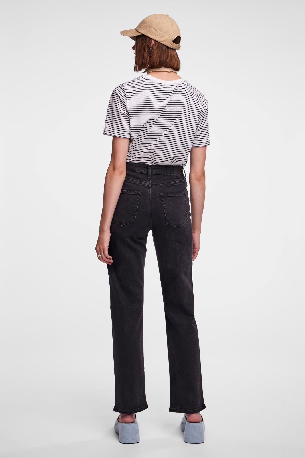 Pieces - Pckelly Straight Jeans Bl102 - 4421715 Black Jeans