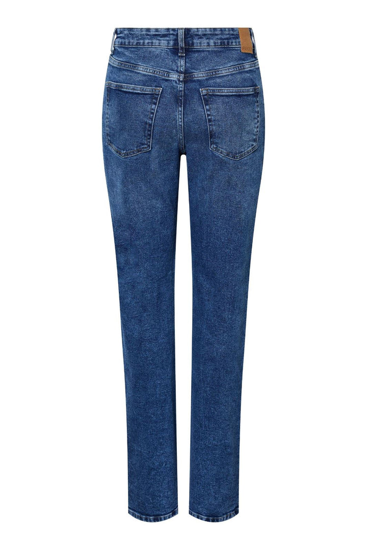 Pieces - Pckelly Straight Jeans Mb402 - 4421713 Medium Blue Denim Jeans