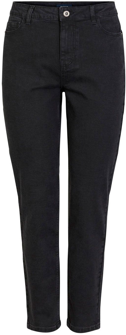Pieces - PcKesia Mom HW Ank. Jeans NOOS - Black Denim Jeans