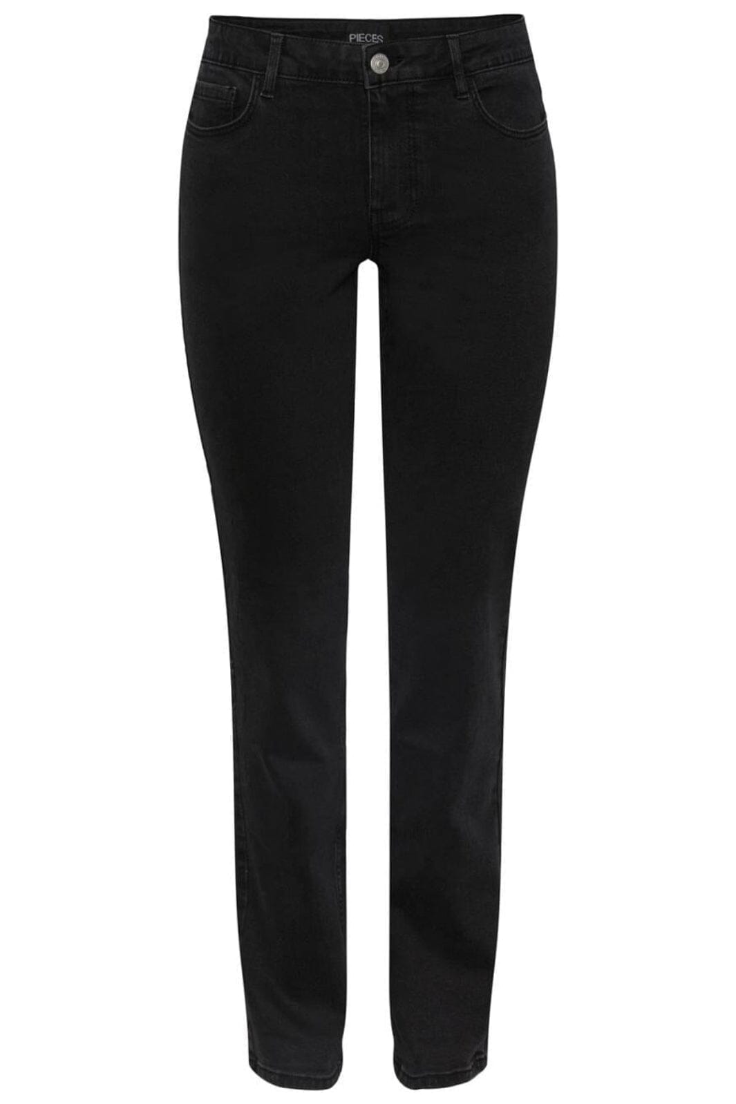 Pieces - Pckesia Straight Blc Jeans Cp - 4328397 Black Jeans