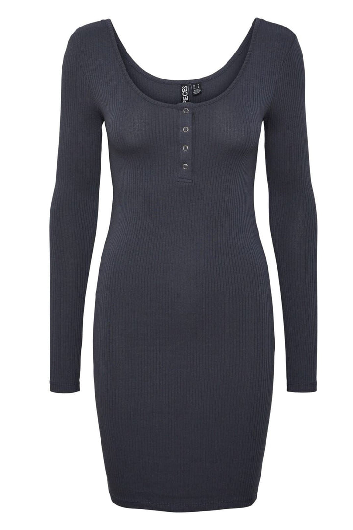 Pieces - Pckitte Ls Dress - 4402113 Ombre Blue Kjoler