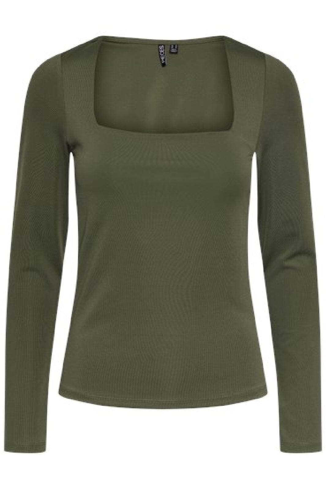 Pieces - Pcminni Ls Blouse Pb - 4558588 Deep Lichen Green Toppe