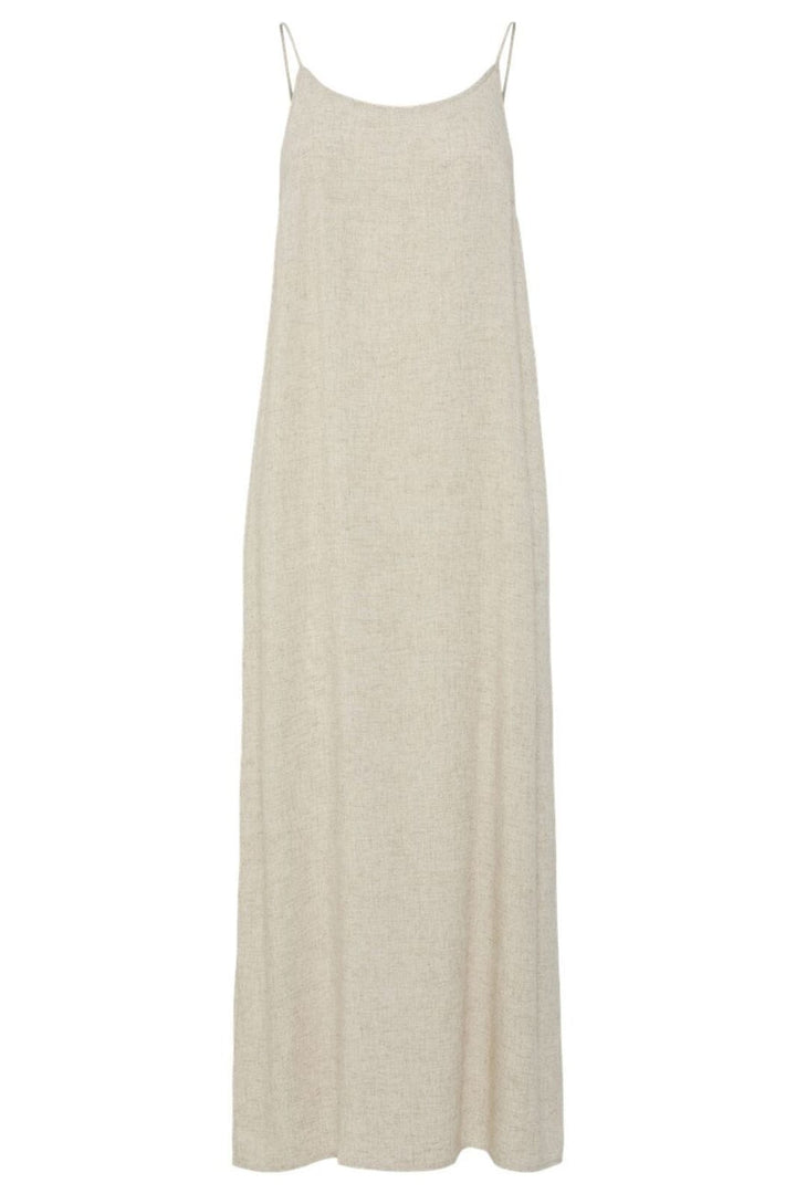 Pieces - Pcpia Strap Ankle Dress - 4648904 Birch Melange Kjoler