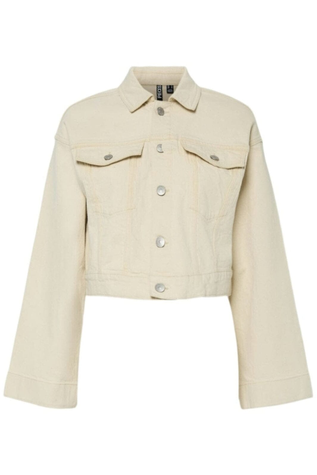 Pieces - Pcsvala Denim Jacket - 4690655 Raw Cotton Jakker