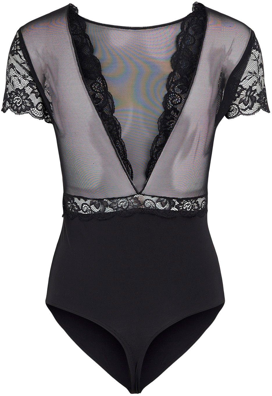 PIECES - Sicca SS Bodystocking - Black Bodystockings