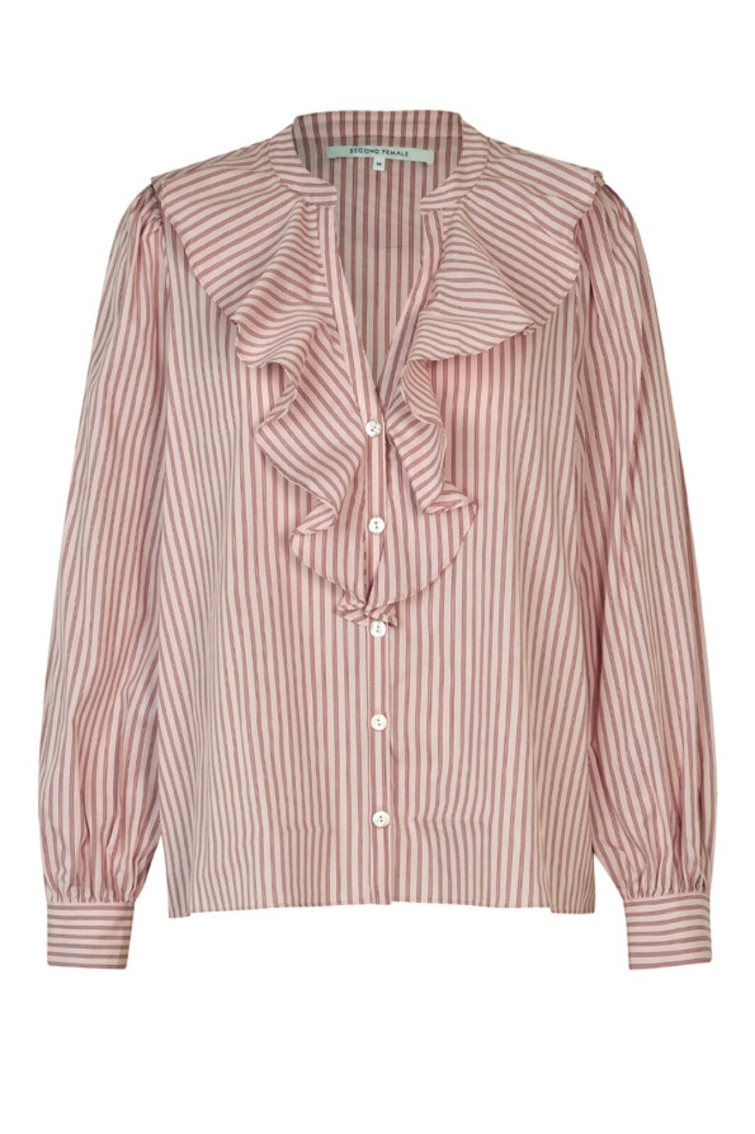 Second Female - Becka Frill Shirt 60094 - 9408 Sepia Rose