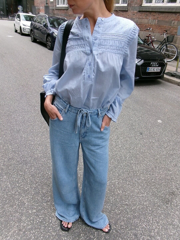 Second Female - Irvin Denim Jeans 59284 - Light blue denim 5996 Bukser