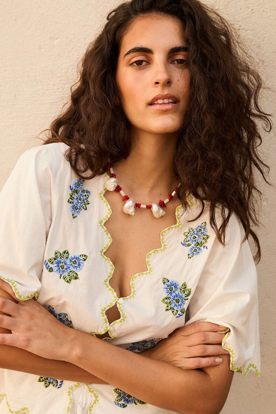 Sissel Edelbo - Blueflower Top SE 1605 - Blue Flower