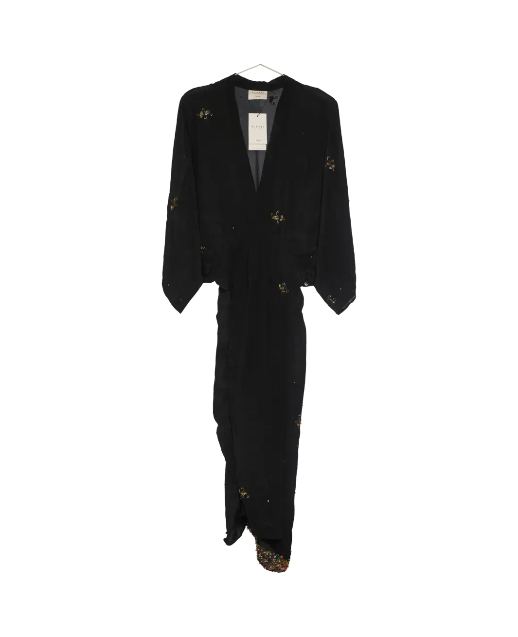 Sissel Edelbo - Juno SILK Dress Sparkling Black SE 1717-1 - Sparkling Black No. 151
