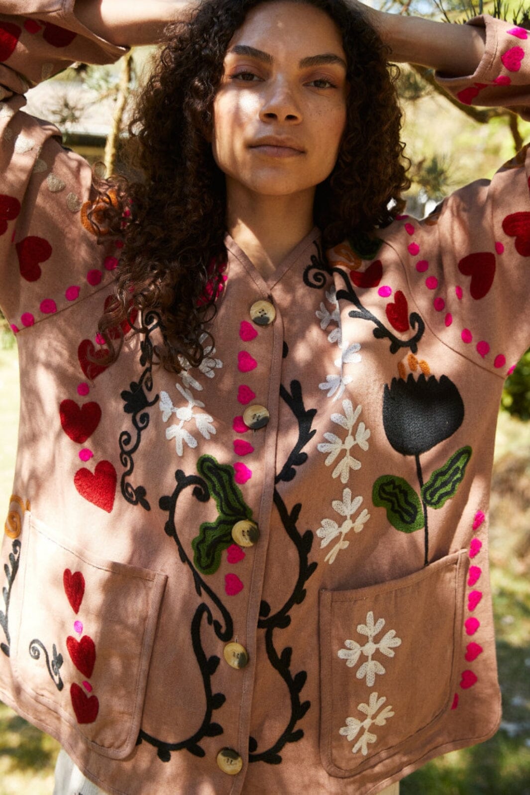 Sissel Edelbo - Maggie Suzani Jacket - Sand Wave Jakker